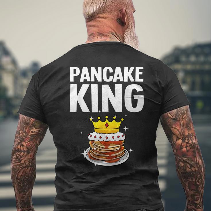Divertente Pancake King Per Gli Amanti Dei Pancake Uomini Papà Ragazzi T-shirt da uomo con stampa posteriore Regalos para ancianos