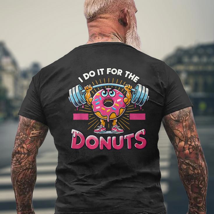 I Do It For Dorut ウエイトリフティング ジム ワークアウト フィットネス エクササイズ メンズTシャツ バックプリント 高齢者への贈り物