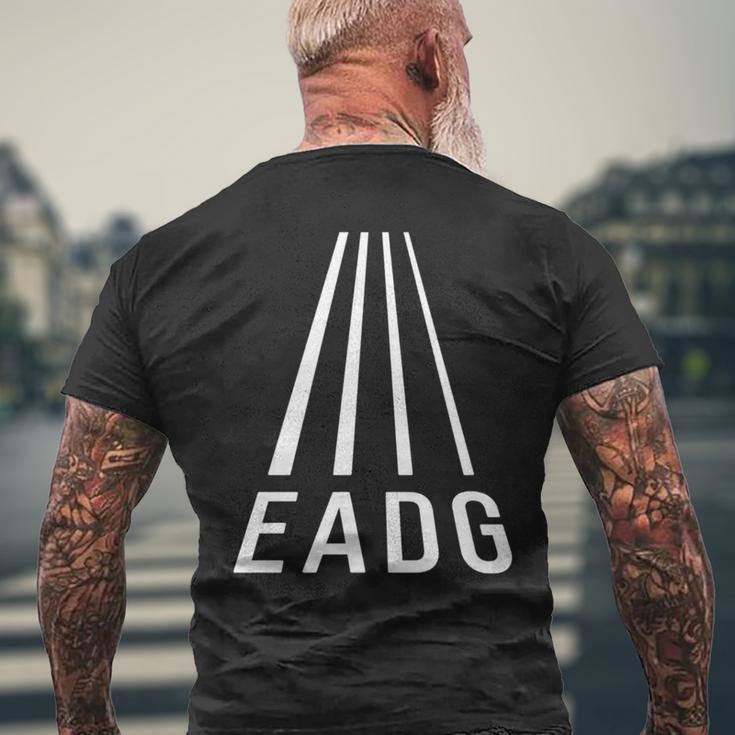 Eadg 4弦 ベースギタープレーヤー ベーシストパースペクティブ 長袖tシャツ メンズTシャツ バックプリント 高齢者への贈り物