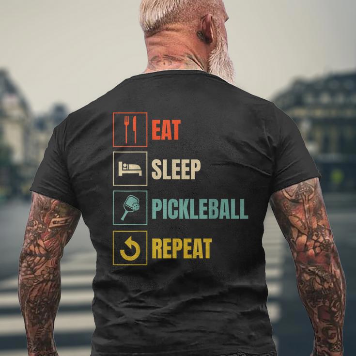 Eatleep ピックルボール リピート スポーツ レジャー ピックルボール メンズTシャツ バックプリント 高齢者への贈り物