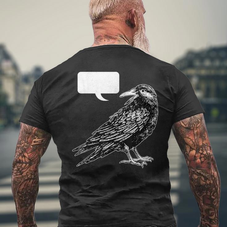 Edgar Allan Poe Nevermore Open To Interpretation Raven シャツ メンズTシャツ バックプリント 高齢者への贈り物