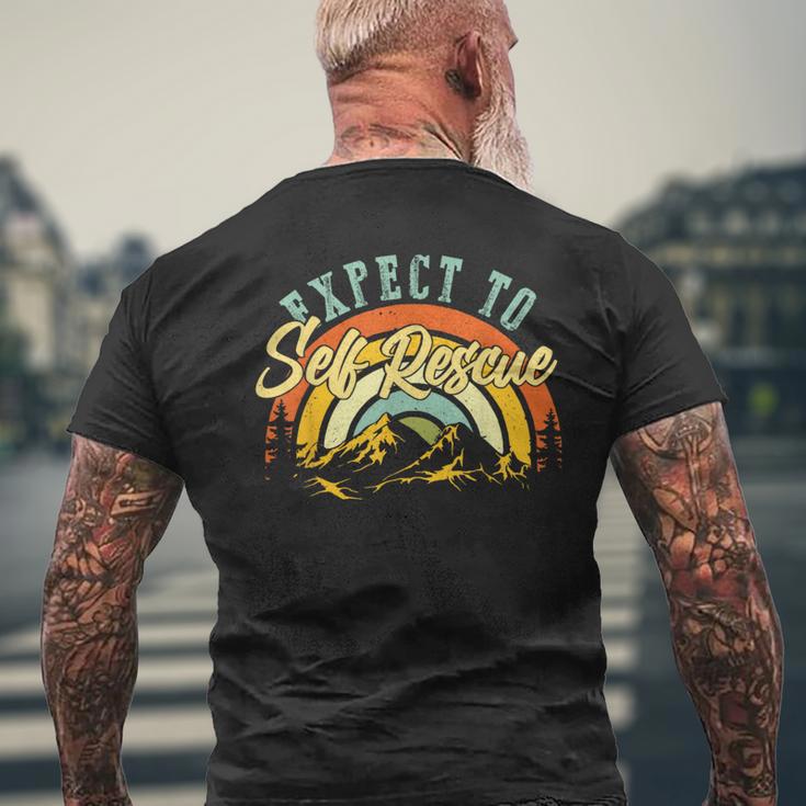 Expect Toelf Rescues レトロヴィンテージシャツギフト メンズTシャツ バックプリント 高齢者への贈り物