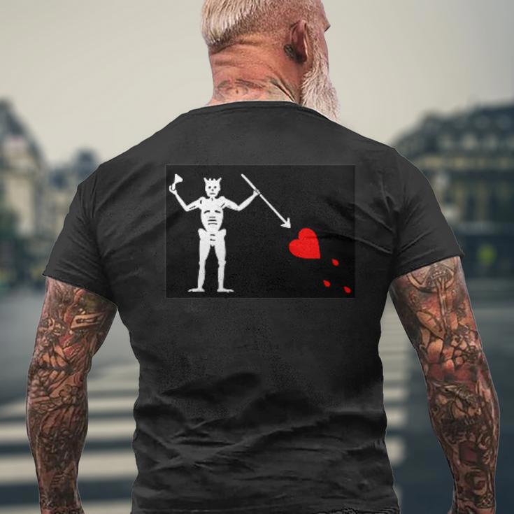 Flag Of Beard Jolly Roger 海賊旗 メンズTシャツ バックプリント 高齢者への贈り物
