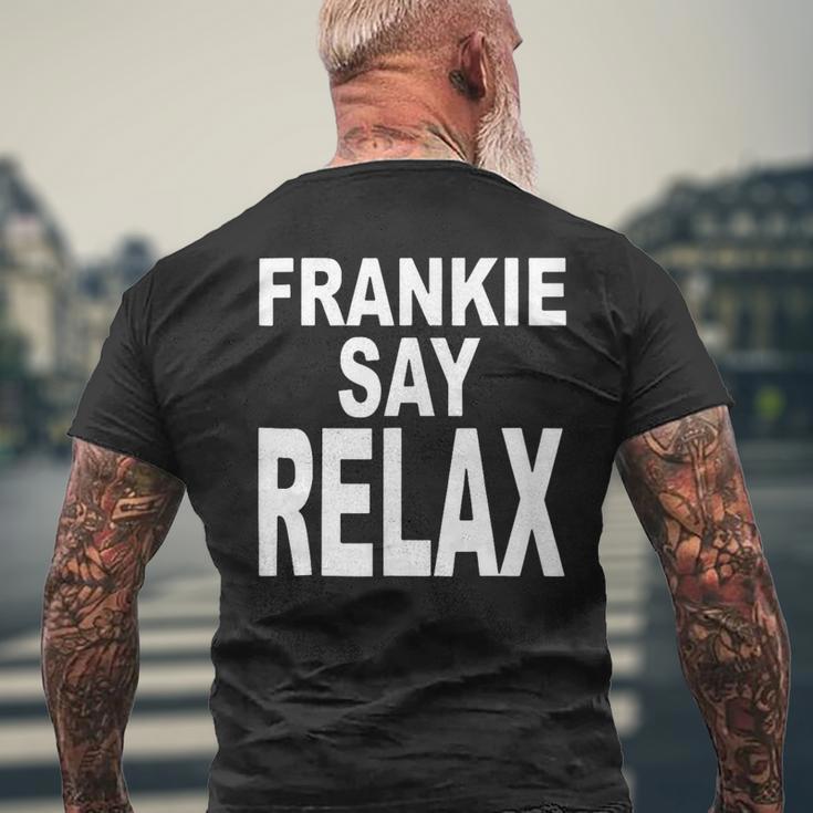 Frankieay Relax レトロ ヴィンテージ メンズTシャツ バックプリント 高齢者への贈り物