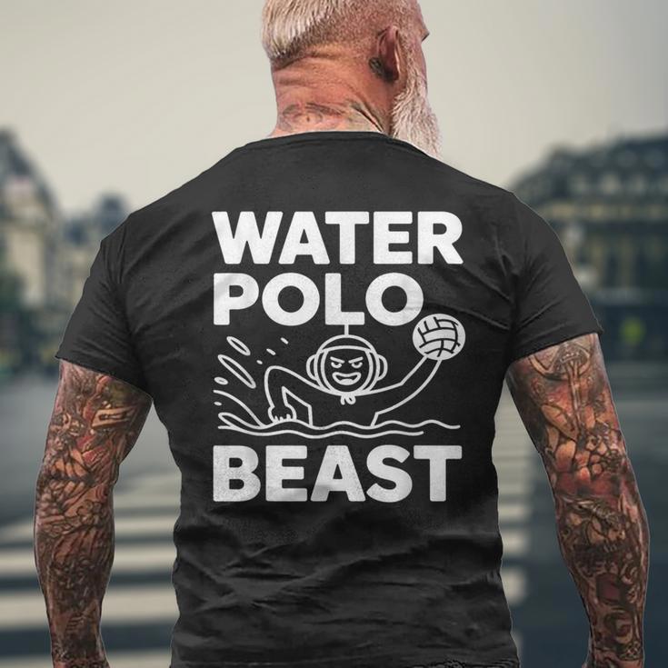 For Water Polo Beasts メンズTシャツ バックプリント 高齢者への贈り物