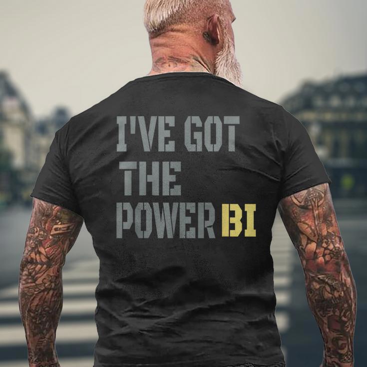 I Have Got The Power Biギフトに最適 メンズTシャツ バックプリント 高齢者への贈り物