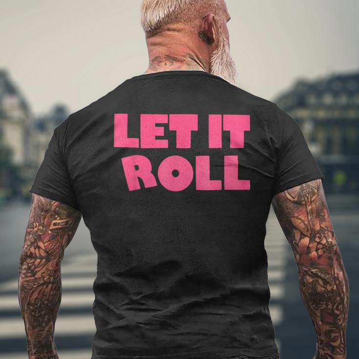 Humor Bjj Idea Let It Roll Punk Rock メンズTシャツ バックプリント 高齢者への贈り物