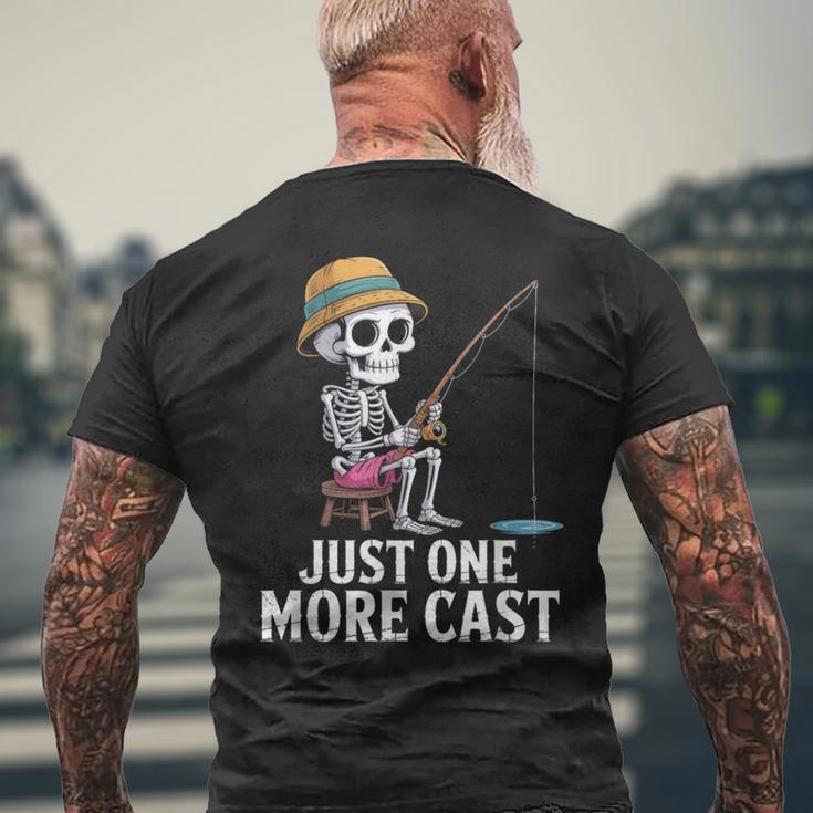 keleton Fishing Just More キャスト引用 メンズTシャツ バックプリント 高齢者への贈り物