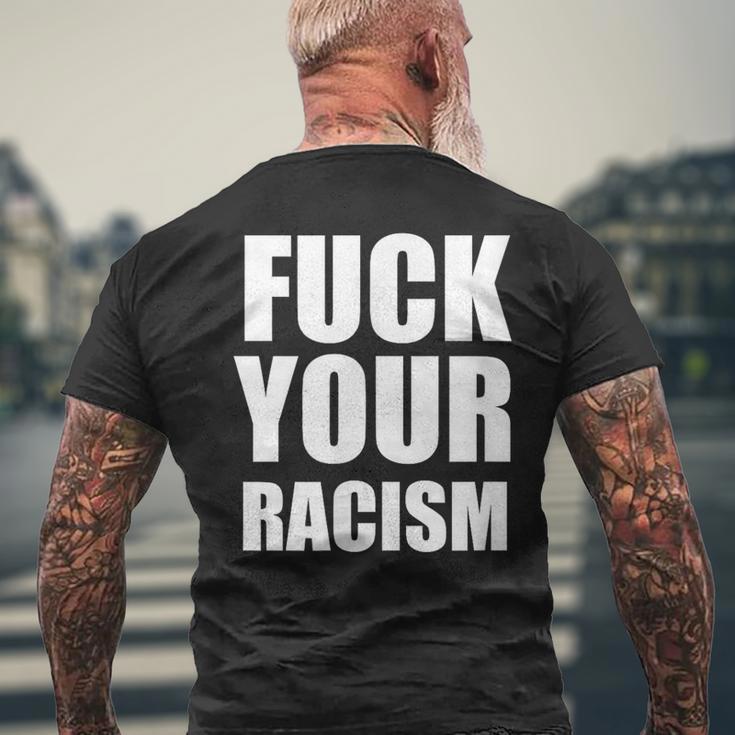 F人種差別、人種差別、Str8evil メンズTシャツ バックプリント 高齢者への贈り物