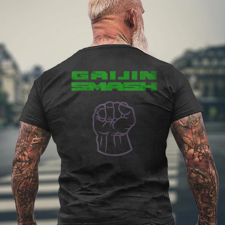 Gaijinmash メンズTシャツ バックプリント 高齢者への贈り物