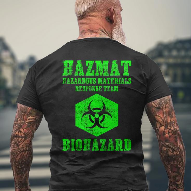 Green Biohazard 危険物 コスチューム キッズ メンズ メンズTシャツ バックプリント 高齢者への贈り物