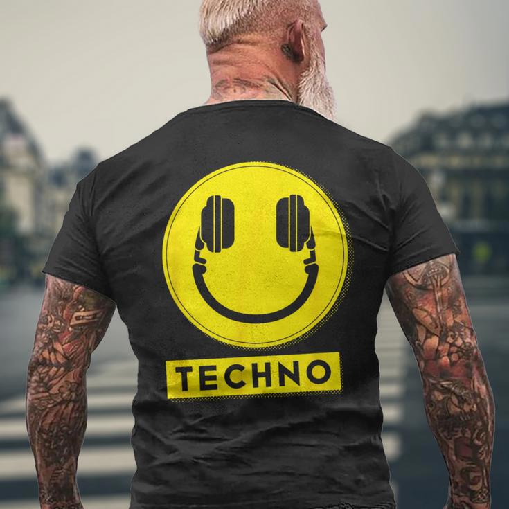 Hardcore Rave Music Raver 90S Edm Dj Rave House-Music Techno メンズTシャツ バックプリント 高齢者への贈り物