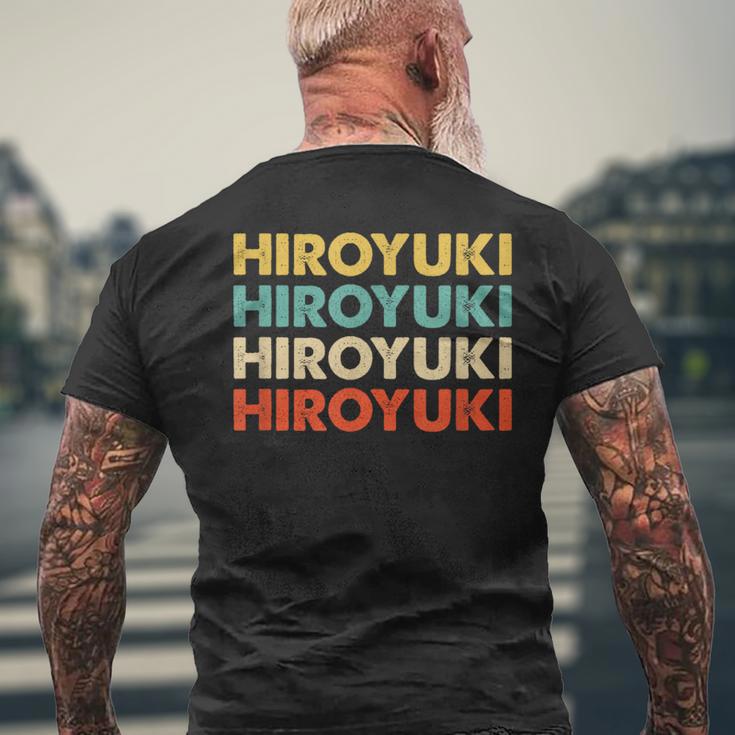 Hiroyuki 浩之 メンズTシャツ バックプリント 高齢者への贈り物