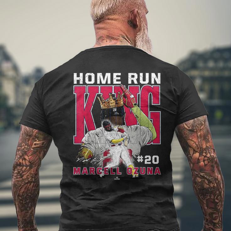 Home Run King Marcell Ozuna Atlanta Mlbpa メンズTシャツ バックプリント 高齢者への贈り物