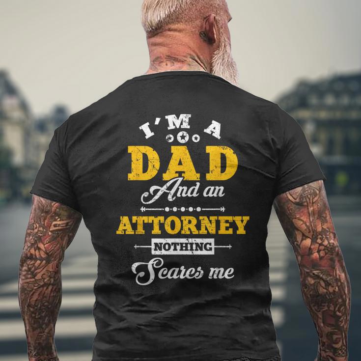 I'm Dad And Attorney Fun Happy 父の日 メンズTシャツ バックプリント 高齢者への贈り物