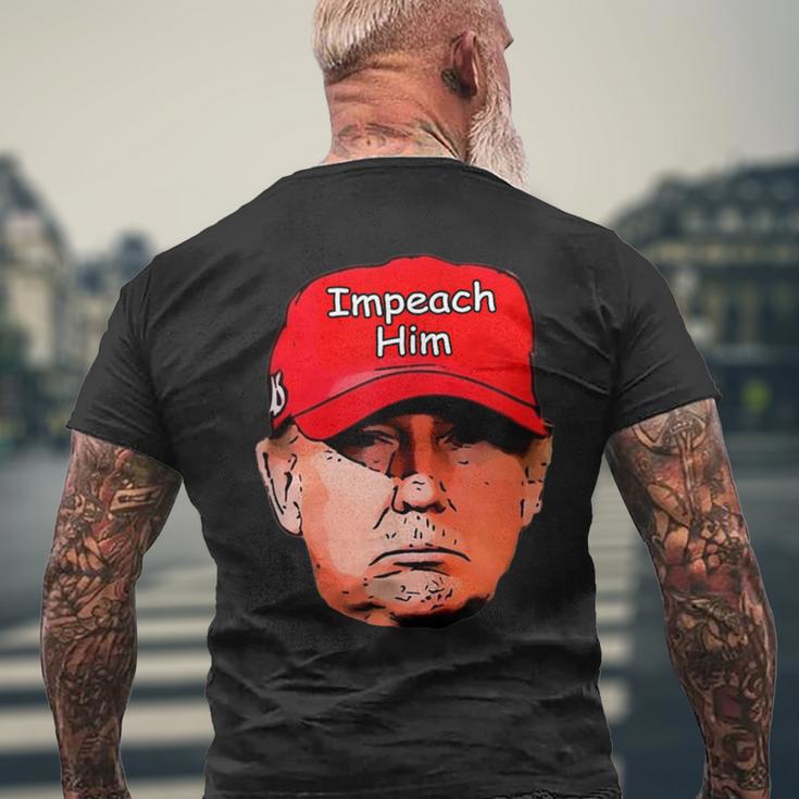 Impeach Trumptupid レッドキャップ ジョーク 民主党員 Usa 弾丸 メンズTシャツ バックプリント 高齢者への贈り物