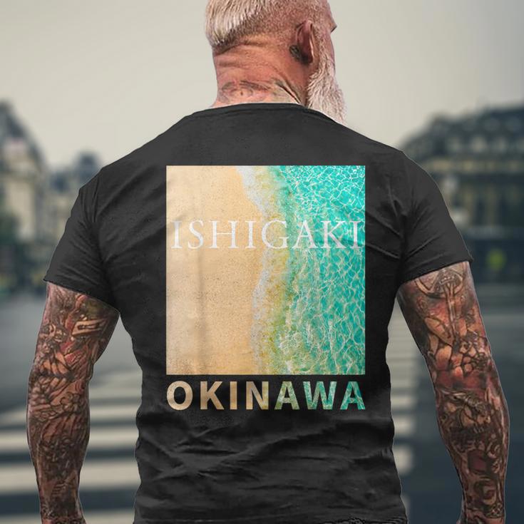 Ishigaki-Island Okinawa メンズTシャツ バックプリント 高齢者への贈り物