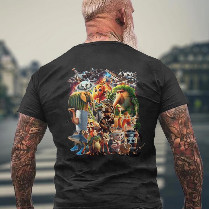 Italian Brainrot シャツ イタリアンブレインロットai Gen Z メンズTシャツ バックプリント 高齢者への贈り物