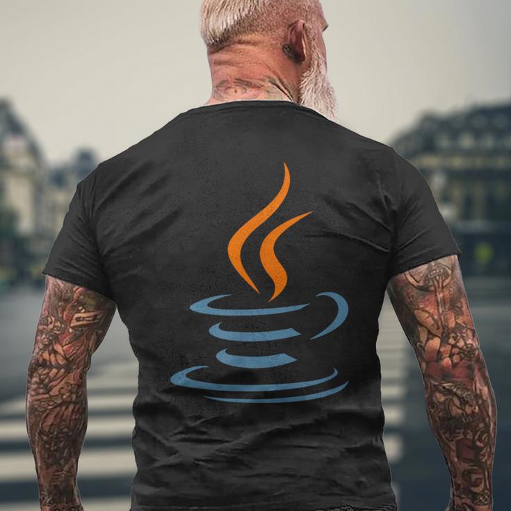 Java Code Web Developer シャツ フロントエンド デベロッパー メンズTシャツ バックプリント 高齢者への贈り物