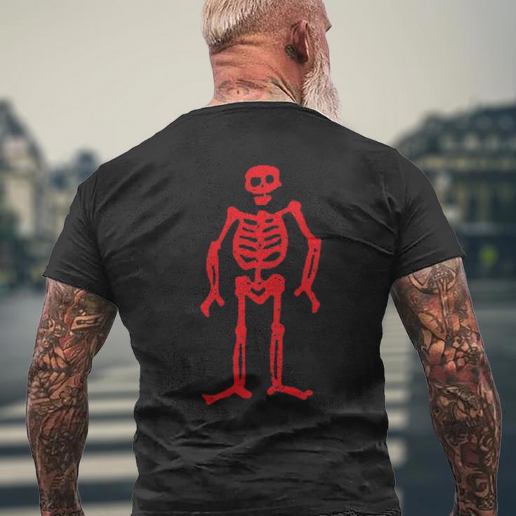 Jolly Roger 海賊旗 レッドスケルトン エドワードロー メンズTシャツ バックプリント 高齢者への贈り物