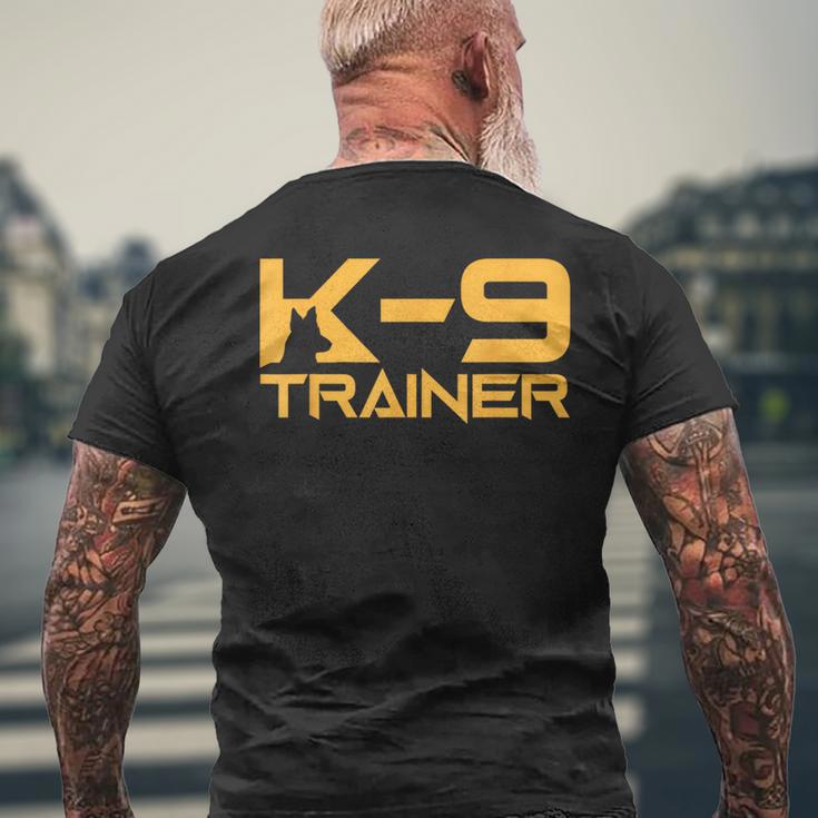 K-9 K9 ドッグハンドラー トレーナー 警察 セキュリティ ハロウィン メンズTシャツ バックプリント 高齢者への贈り物