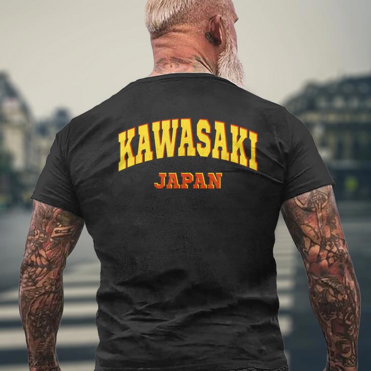 Kawasaki Japan Aesthetic Kawasaki メンズTシャツ バックプリント 高齢者への贈り物