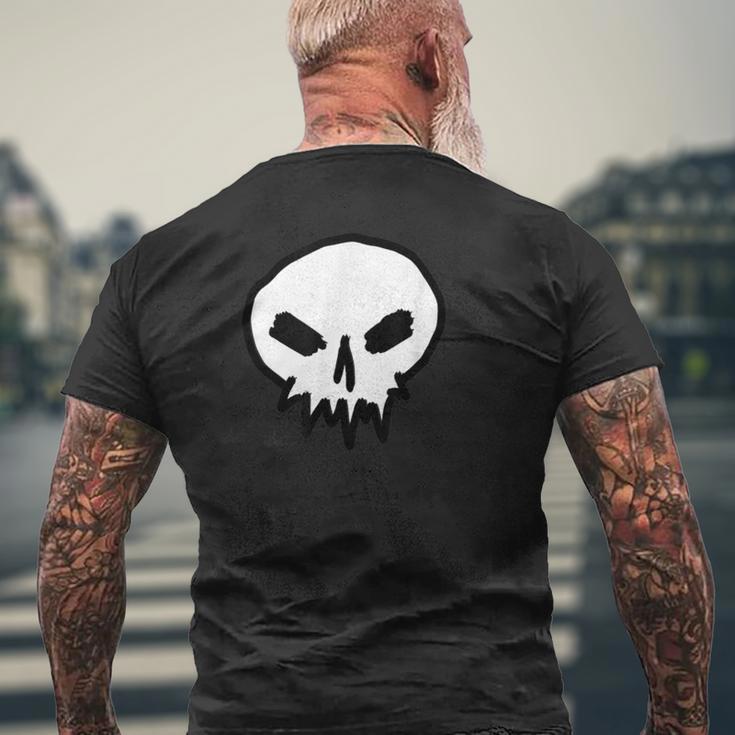 Thekull スカルシャツ ゴスデザイン パンク メンズTシャツ バックプリント 高齢者への贈り物