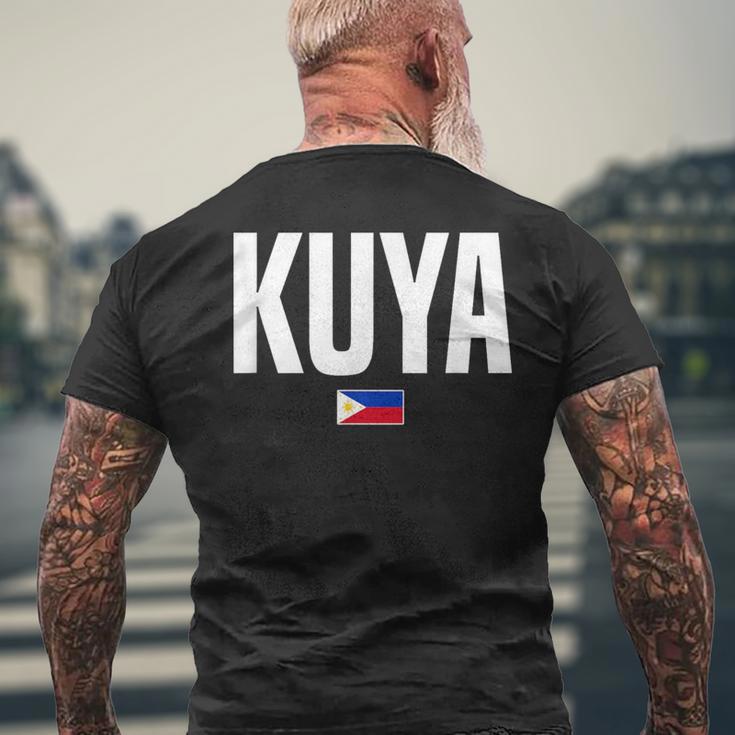 Kuya お兄さん フィリピン Pinoy Filipino メンズTシャツ バックプリント 高齢者への贈り物