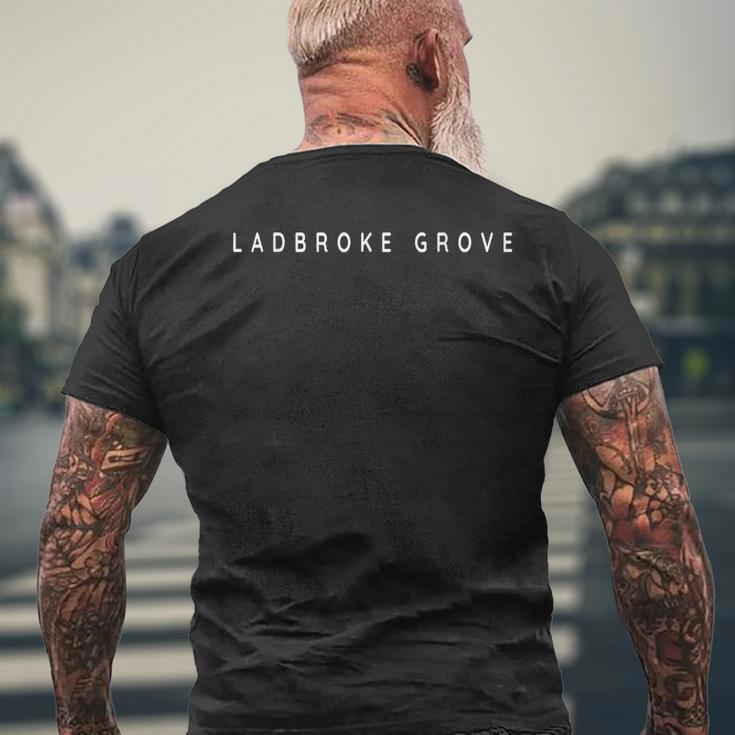 Ladbroke Grove Proud Londoners お土産 ホーム モダン フォント メンズTシャツ バックプリント 高齢者への贈り物