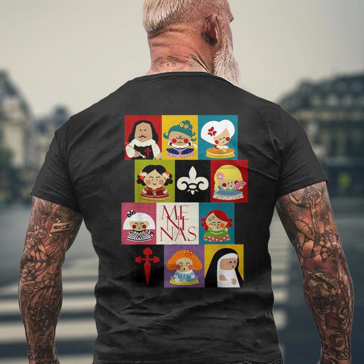 Las Meninaselazquez カワイイ メンズTシャツ バックプリント 高齢者への贈り物