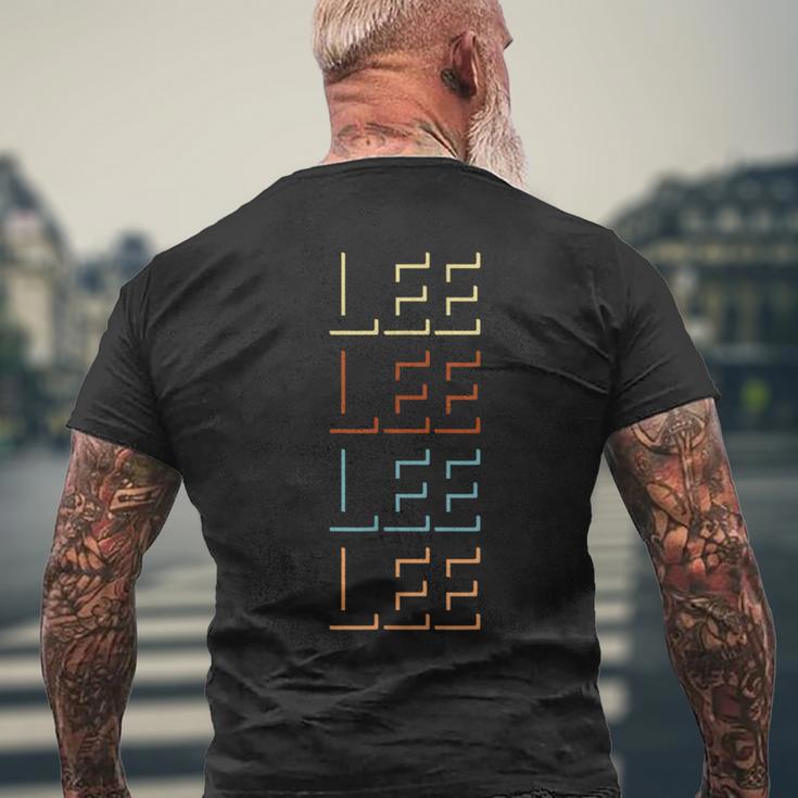 Lee First Name My Personalized Named メンズTシャツ バックプリント 高齢者への贈り物