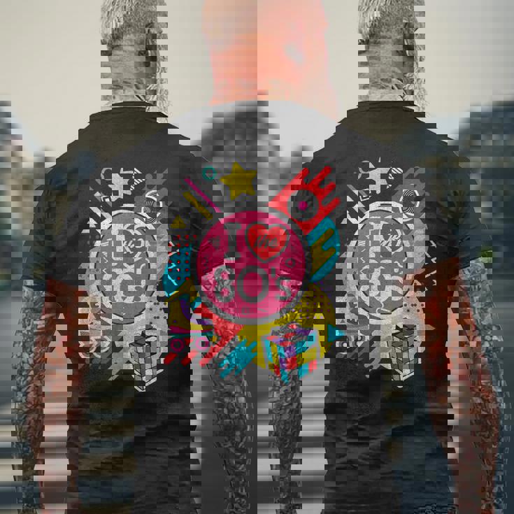 I Love The 80年代シャツ 80年代服 男女兼用 1980年代 メンズTシャツ バックプリント 高齢者への贈り物