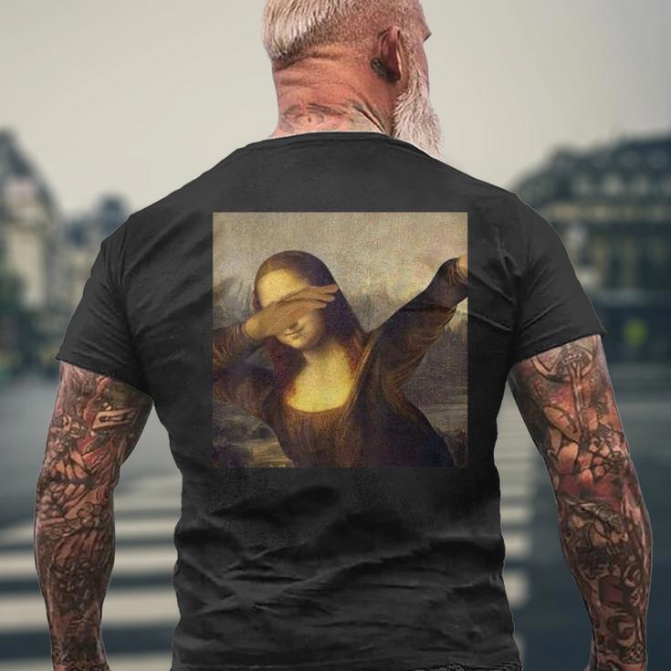 Mona Lisa 水玉 メンズTシャツ バックプリント 高齢者への贈り物