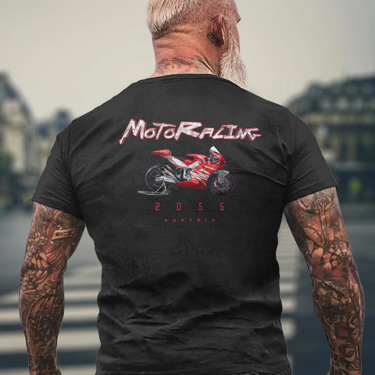 Moto Racing オーストリア スーパーバイク Moto Gp オースティン テキサス 1825 メンズTシャツ バックプリント 高齢者への贈り物