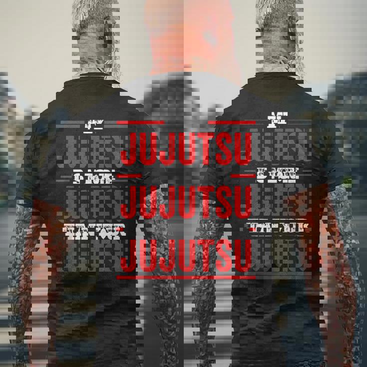 My 呪術廻戦はもっと呪術廻戦 面白い 呪術廻戦 メンズTシャツ バックプリント 高齢者への贈り物