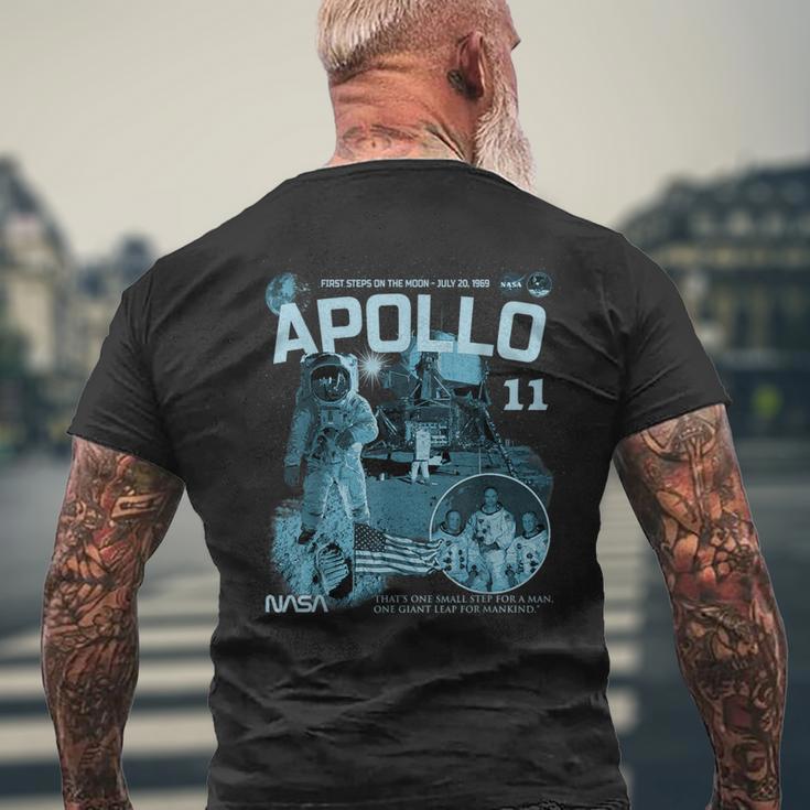 Nasa アポロ 11 号ミッション 1969 年 7 月 20 日 メンズTシャツ バックプリント 高齢者への贈り物
