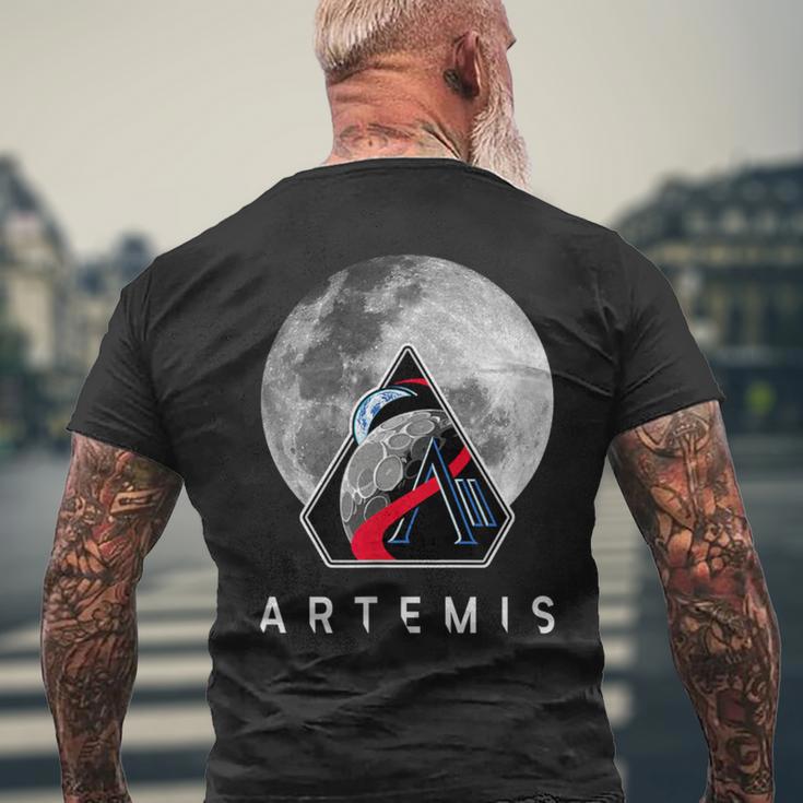 Nasa アルテミスiiミッション月 メンズTシャツ バックプリント 高齢者への贈り物