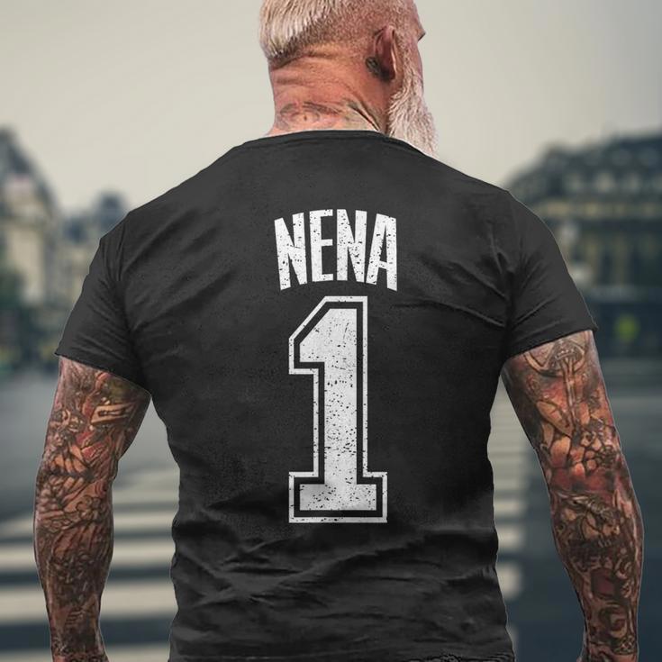 Nenaサポーター番号 1番の大ファン メンズTシャツ バックプリント 高齢者への贈り物