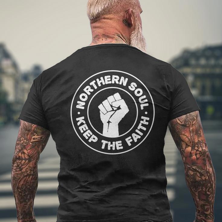 Northernoul Keep The Faith Mod Cool レトロ ファッション 長袖tシャツ メンズTシャツ バックプリント 高齢者への贈り物