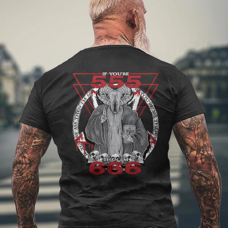 Nu Metal 666 I Goat Nu Metal I Heavy Metalintage メンズTシャツ バックプリント 高齢者への贈り物