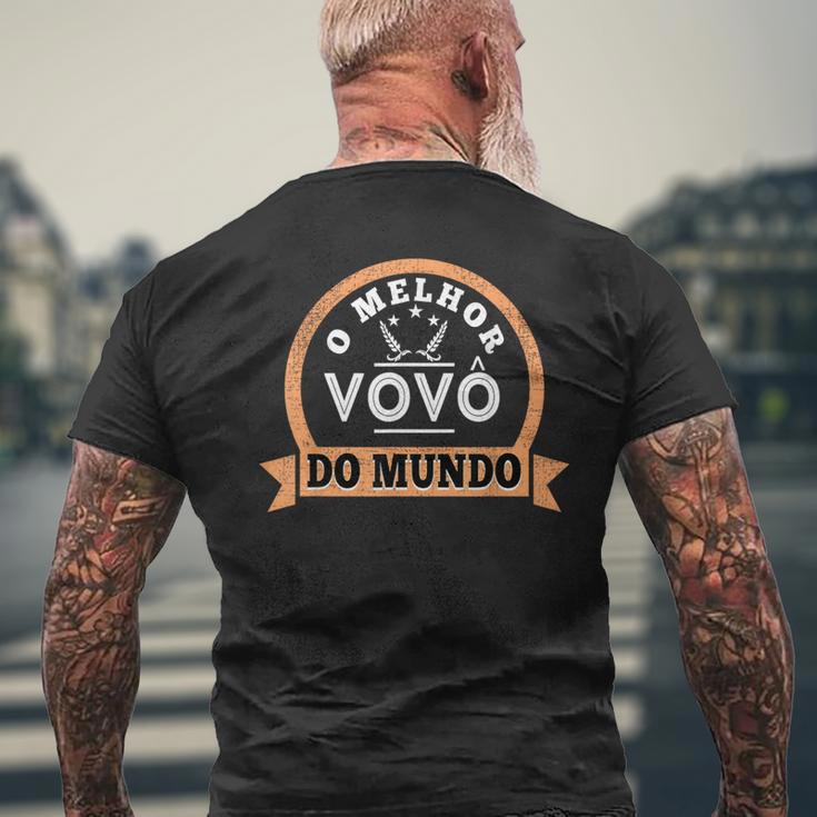 O Melhorovo Do Mundo ブラジリアン ポルトガル語 おじいちゃん メンズTシャツ バックプリント 高齢者への贈り物