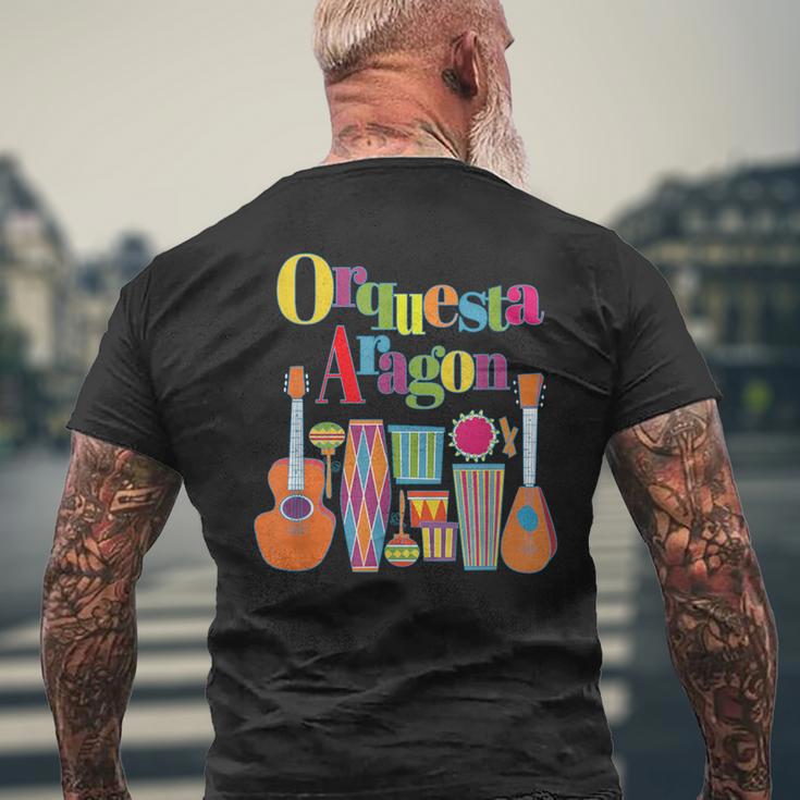 Orquesta Aragonuavecito Cuba メンズTシャツ バックプリント 高齢者への贈り物