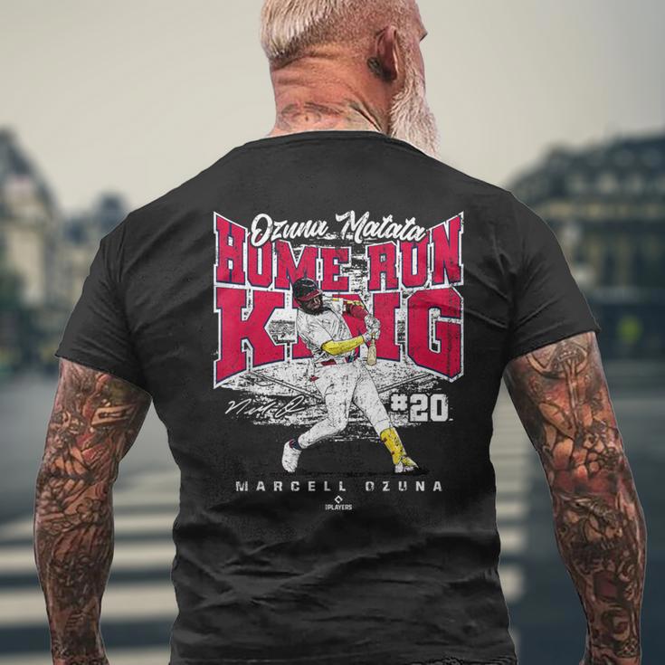 Ozuna Matata Home Run King Marcell Ozuna Atlanta Mlbpa メンズTシャツ バックプリント 高齢者への贈り物