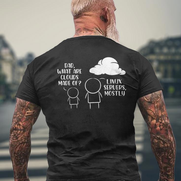 Papà Di Cosaono Fatte Le Nuvole T-shirt da uomo con stampa posteriore Regalos para ancianos