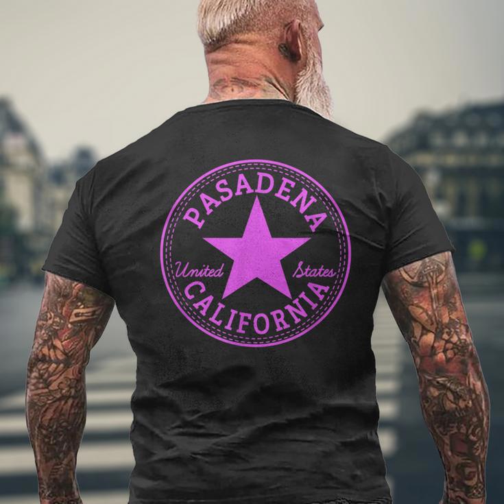 Pasadena カリフォルニア ロサンゼルス アメリカのお土産 メンズTシャツ バックプリント 高齢者への贈り物