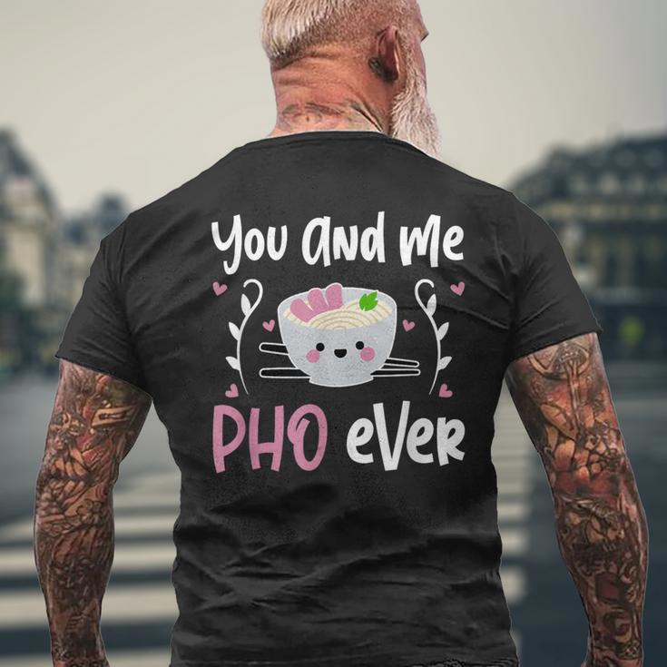 Phoho アジアンヌードル メンズTシャツ バックプリント 高齢者への贈り物