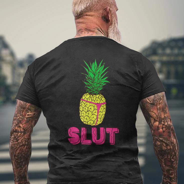 Pineapplelut Tバック メンズTシャツ バックプリント 高齢者への贈り物