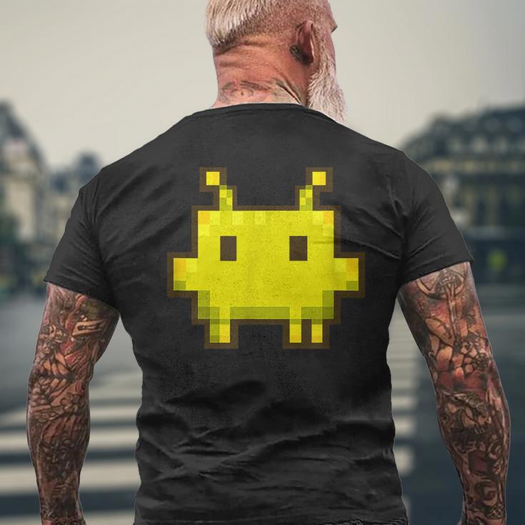 Pixel Gamer Clawd Claude Code Gaming レトロ コーディング ユーモア メンズTシャツ バックプリント 高齢者への贈り物