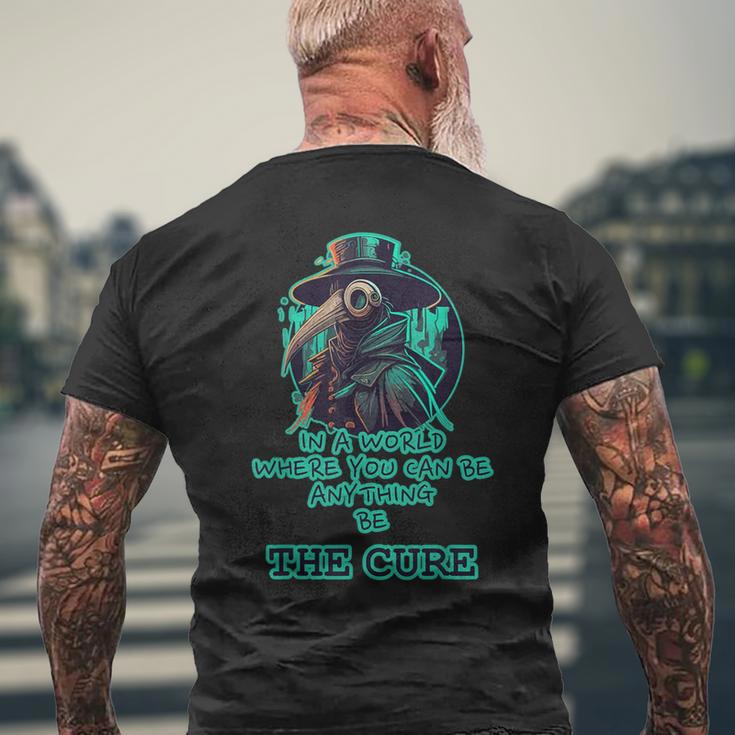 Plaguedoctorcp ファンデーション メンズTシャツ バックプリント 高齢者への贈り物