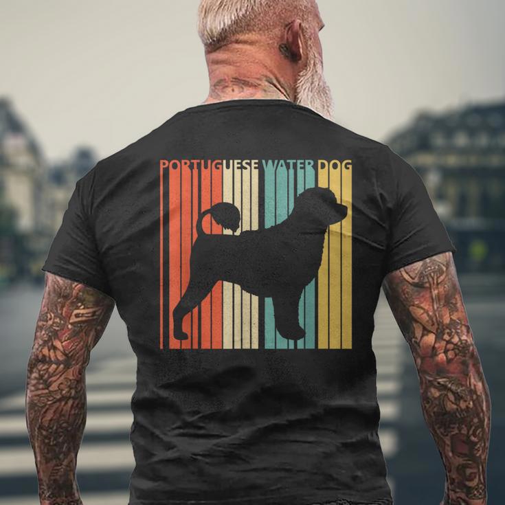 Portuguese Water Dog ポーチュギーズ・ウォーター・ドッグ メンズTシャツ バックプリント 高齢者への贈り物